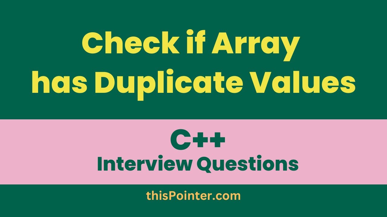 check-if-array-contains-duplicates-in-c-thispointer